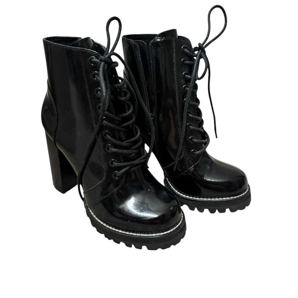 Jeffrey Campbell Legion lace-up boots.